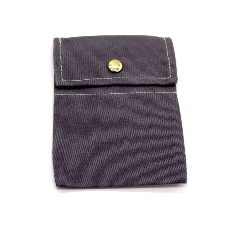 canvas belt pouch gray