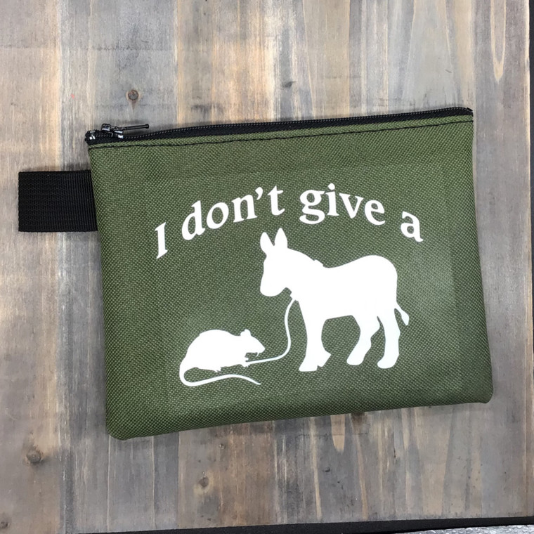 Clearance - 5x7 I don’t give a - Olive