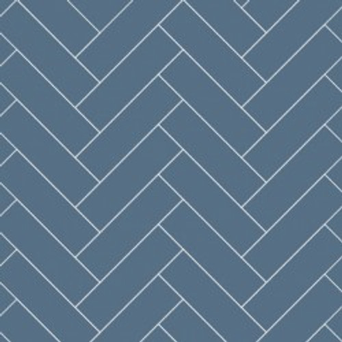 Misty Blue Herringbone Bathroom Wall Panels