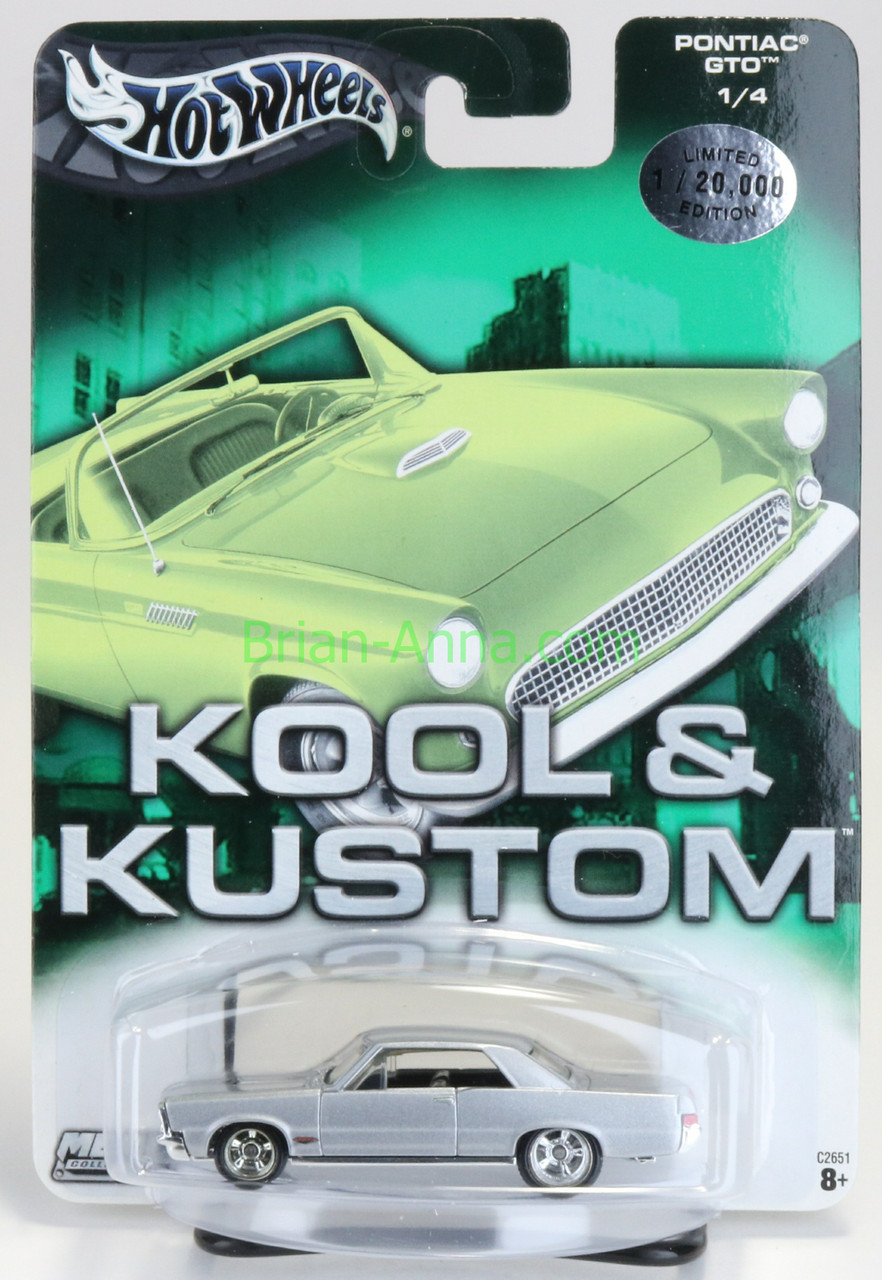 Hot Wheels Kool & Kustom, Pontiac GTO, Silver (5994)