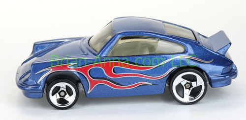 Hot Wheels Porsche 911 Carrera, Blue, sp3 wheels, China base, loose