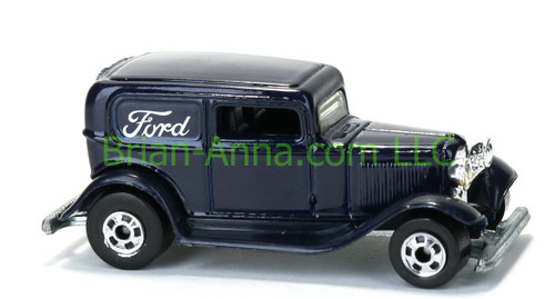 Hot Wheels 32 Ford Delivery, Dark Blue, Blackwall wheels, Malaysia