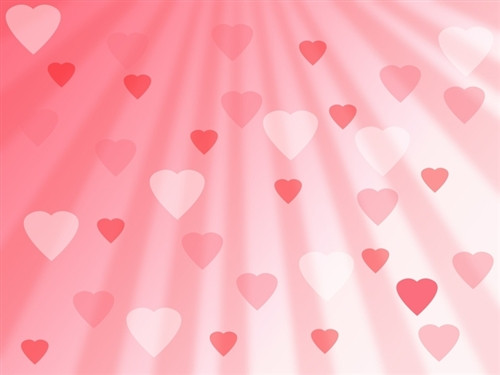 Pink Starburst Heart Valentine Backdrop
