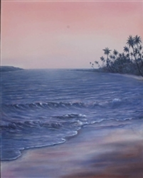 CS003 Special 10X20 Hand Painted Ocean, Beach Scenic Backdrop