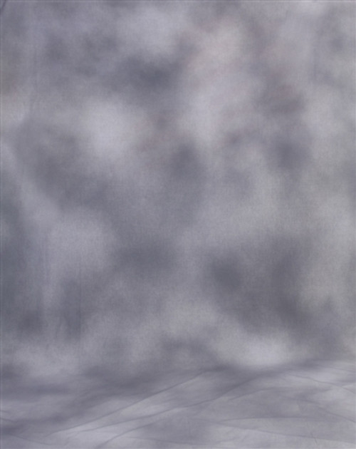 Testured Gray Hand Painted Muslin Photo Backdrop