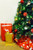 Holiday Gift Christmas Tree Backdrop