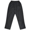 Track pants in dark grey with side pockets and an elasticised waistband. Features a logo on the waist.