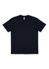 A navy blue men's short sleeve tee with a crew neck and a simple design. It features a branded label.