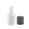 A white 30ml hand sanitiser spray bottle with a grey cap, featuring a spray nozzle.