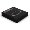 A black packaging box for a Bamboo 15W wireless fast charger featuring an outline of the charger on the front.
