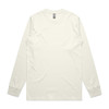 A long-sleeve t-shirt in a classic design, featuring a light cream colour and a label inside the collar.