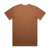 A brown Classic Tee t-shirt displayed flat, featuring short sleeves and a plain back design.