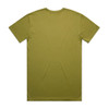 An olive green Staple Tee t-shirt featuring a plain back design and short sleeves. The shirt has a logo.