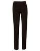 Women's low rise pants in black, made from poly/viscose stretch fabric. Features a sleek, tailored design.