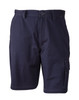 Lightweight semi-fitted cargo shorts in navy, featuring multiple pockets and a sturdy design. Includes a logo.