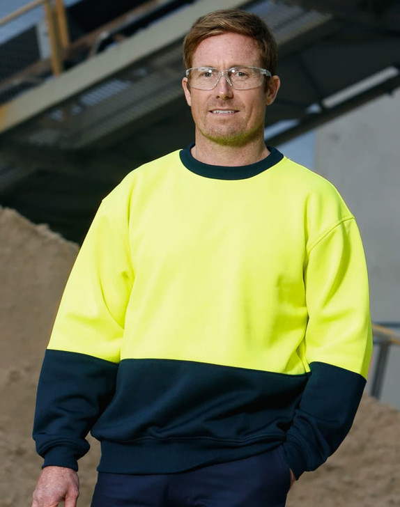Hi-Vis two tone safety windcheater