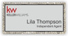 Keller Williams Bling Silver Name Badge