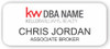Keller Williams Realty Logo 4 Gold Regular Name Badge