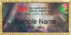 Keller Williams Realty Logo 4 Gold Bling Black Pearl Name Badge