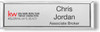 Keller Williams Realty Logo 4 Small Silver Executive Name Badge