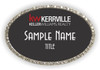 Keller Williams Realty Kerrville Oval Bling Silver Other Name Badge
