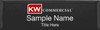 Keller Williams GPS Small Black Executive Badge