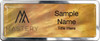 Keller Williams Mastery Gold Mother of Pearl Polished Prestige Name Badge