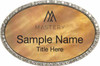 Keller Williams Mastery Silver Oval Bling Gold Pearl Name Badge