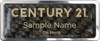 Century 21 New Logo Prestige Polished Carbon Name Badge | KWP-98821