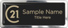 Century 21 New Logo Prestige Polished Name Badge – KWP-98786