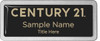 Century 21 New Logo Prestige Pebbled Name Badge | KWP-98870