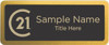 Century 21 New Logo Prestige Gold Anodized Name Badge – KWP-98743
