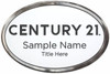 Century 21 New Logo Oval Prestige Polished Name Badge – KWP-98829
