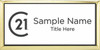 Century 21 New Logo Executive Gold Name Badge – KWP-98751
