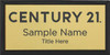 Century 21 New Logo Executive Black Name Badge – KWP-98855