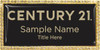 Century 21 New Logo Bling Gold Name Badge – KWP-98815