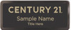 Century 21 New Logo Black Chrome Name Badge – KWP-98805