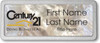 Century 21 New DBA Mother of Pearl Pebbled Name Badge | KWP-96915