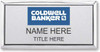 Coldwell Banker Executive Silver Name Badge Large Logo | KWP-85496