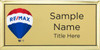 RE/MAX Balloon Logo 2017 Executive Gold Name Badge | KWP-97534