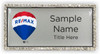 RE/MAX Balloon Logo 2017 Bling Silver Name Badge | KWP-97491