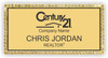 Century 21 Old DBA Black Logo Bling Gold Name Badge | KWP-81003