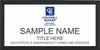Coldwell Banker Pro West Executive Black Name Badge Style 1 White Insert | KWP-109175