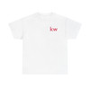 KW Minimalist Chest Logo T‑Shirt — Simple Monogram Tee