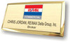 RE/MAX Commercial Delta Group Executive Gold Name Badge | KWP-6683