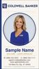 Coldwell Banker business card front design CB-012 professional branded layout