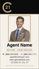Century 21 business card front design C21-F07 Professional Century 21 Layout