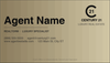Century 21 business card front design C21-F13 Professional Century 21 Layout