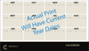 Century 21 business card back design BS-05 Professional Information Back
