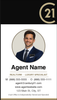 Century 21 business card front design C21-F20 Modern Branded Layout